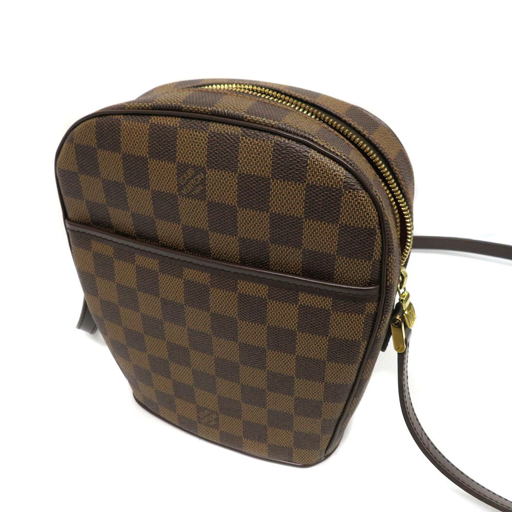LOUIS VUITTON Ipanema Damier Ebene Brown Shoulder Bag Brown